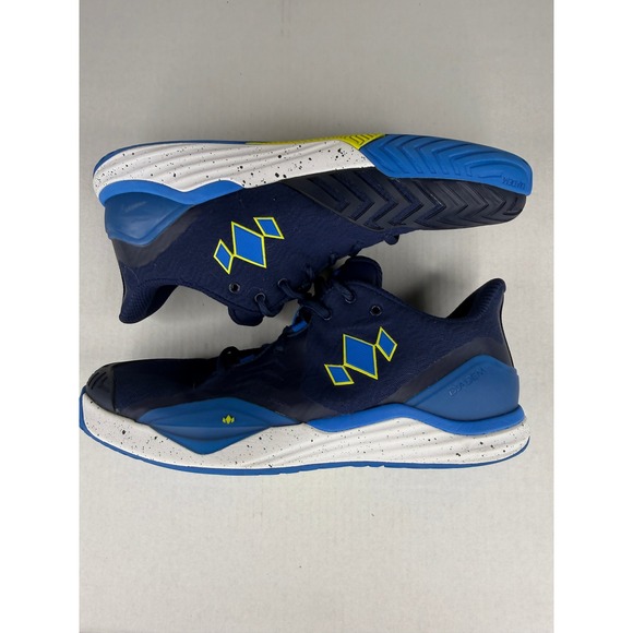 Diadem Court Spec Navy Blue Yellow Tennis Pickleball Shoes Mens 11 CS10096 main image 5